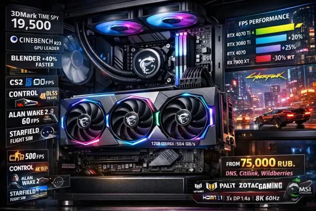 4070 ti видеокарта купить: подробный обзор, сравнение характеристик, рекомендации по выбору и покупке, производительность в играх, совместимость с ПК и советы перед заказом