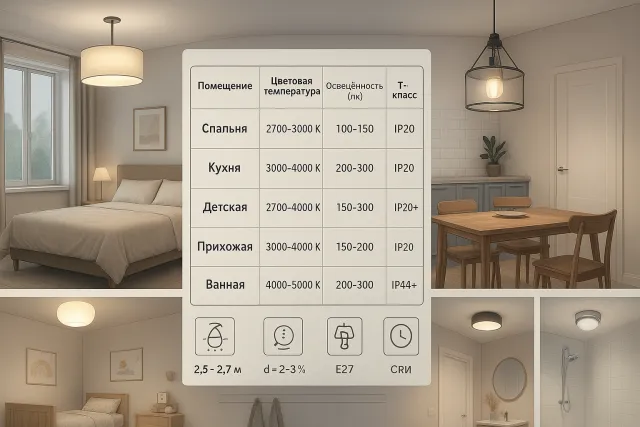 Как выбрать люстру в разные комнаты: спальню, кухню, детскую, прихожую и ванную