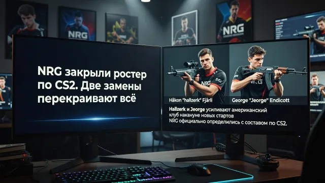 NRG закрыли ростер по CS2. Две замены перекраивают всё